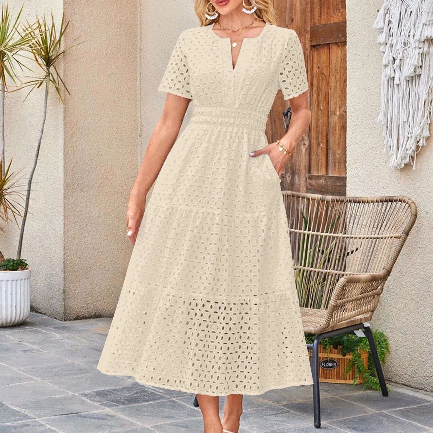 Lorraine | Elegant Lace Dress