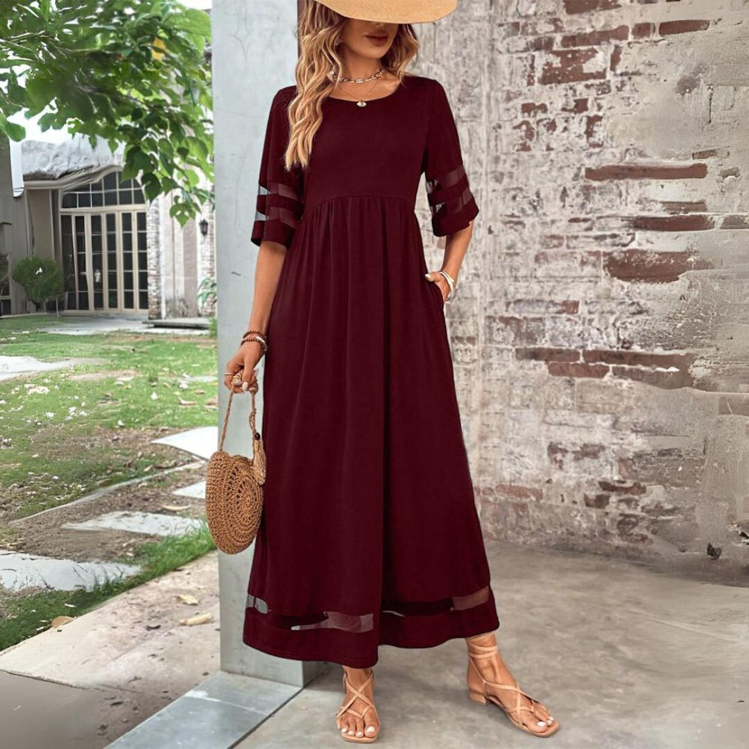 Evelina | Flattering Midi Dress