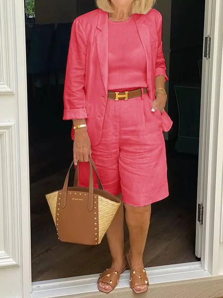 Elina | Sleek Blazer Set