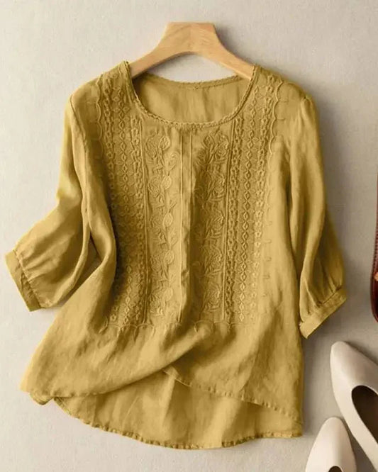 Cristine | Delicate Cotton Blouse