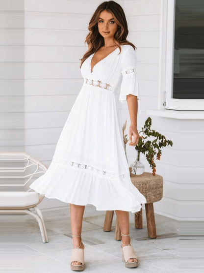 Clea | Effortless White Dress