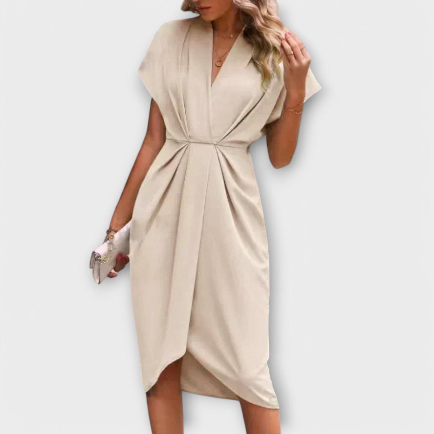 Elegant Midi Cocktail Dress for Women